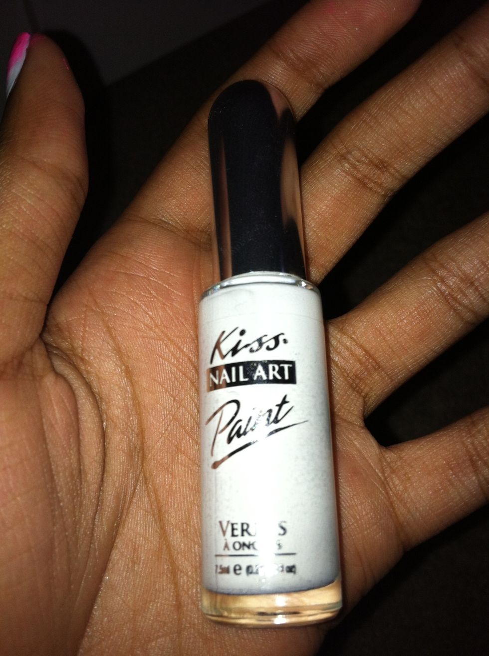 Grab your white nailart striper.