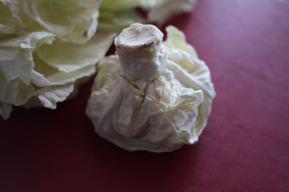 Grab yourself a large cabbage. Did you know cabbage is a super food for weight loss? Neither did I until today!