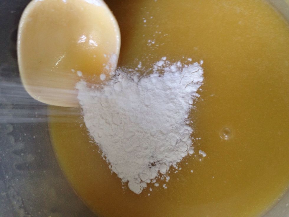 Gradually add flour mix with continuous stirring