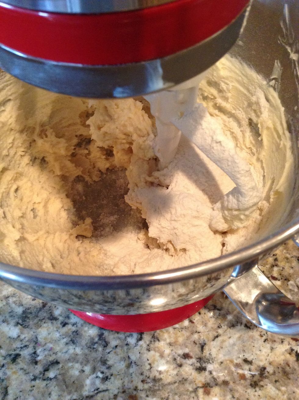 Gradually add flour
