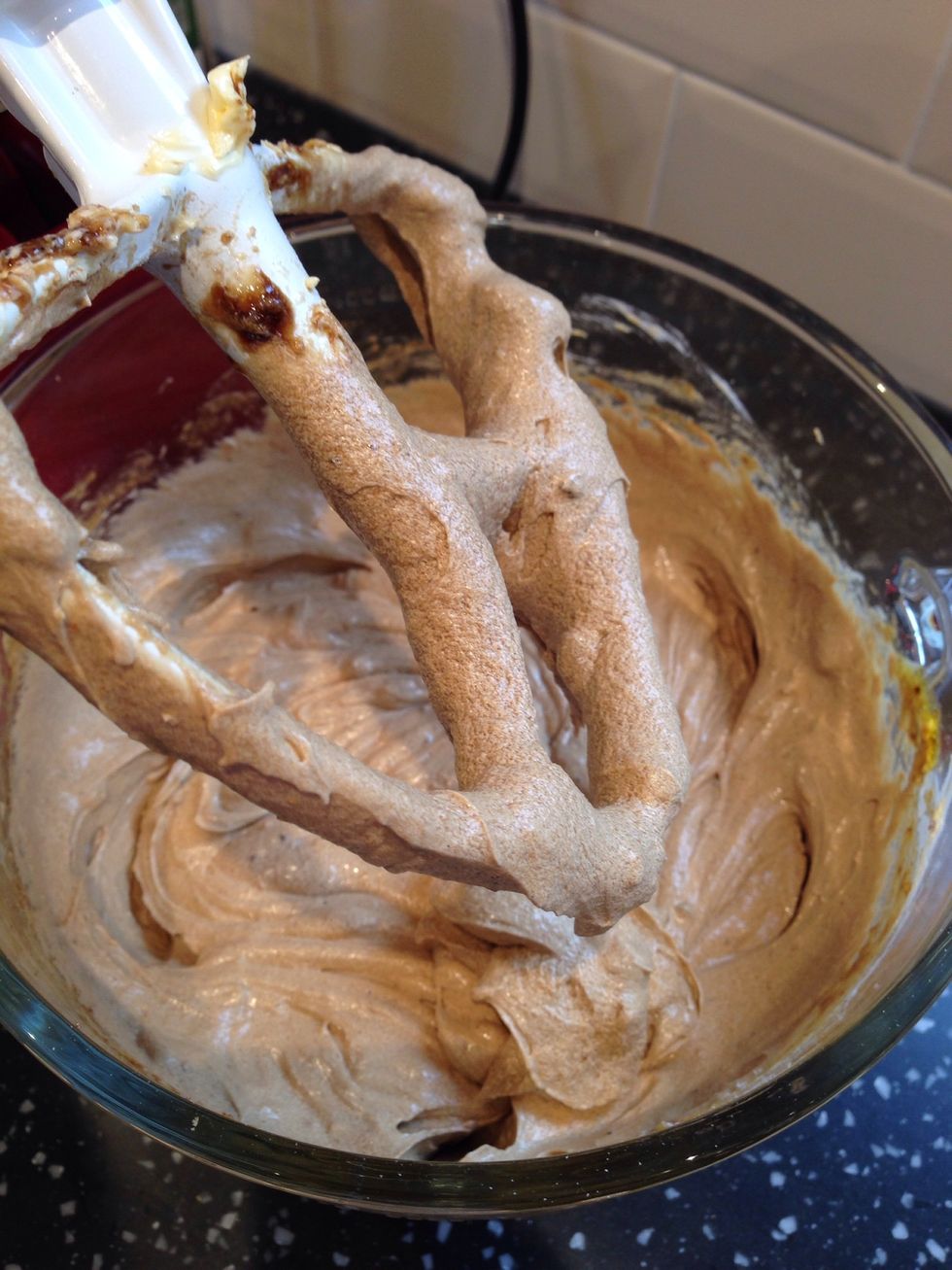 Gradually add the flour. You should mix until a soft consistency is reached