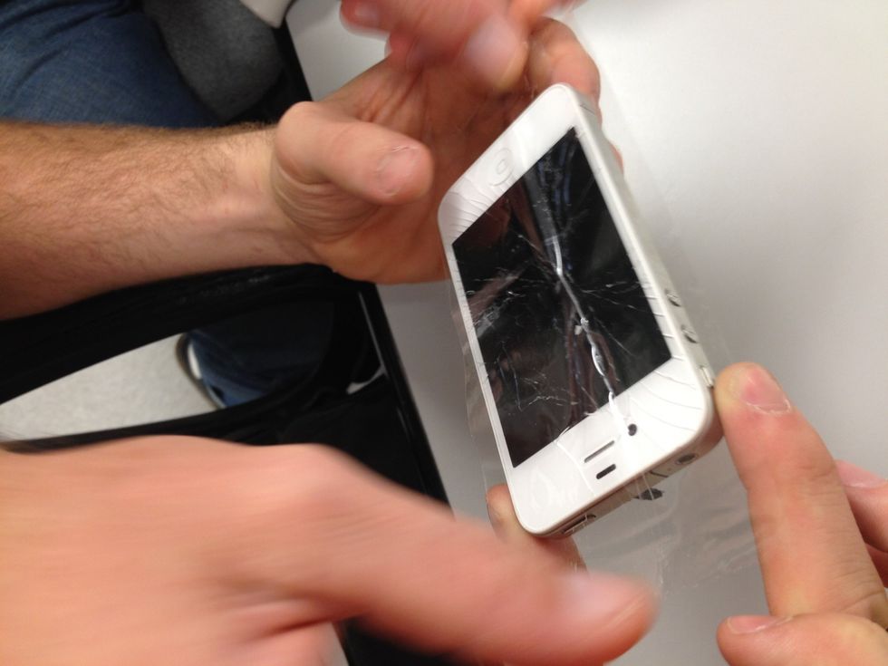 Grand finale of the removal process. Don't rush this, enjoy the moment.