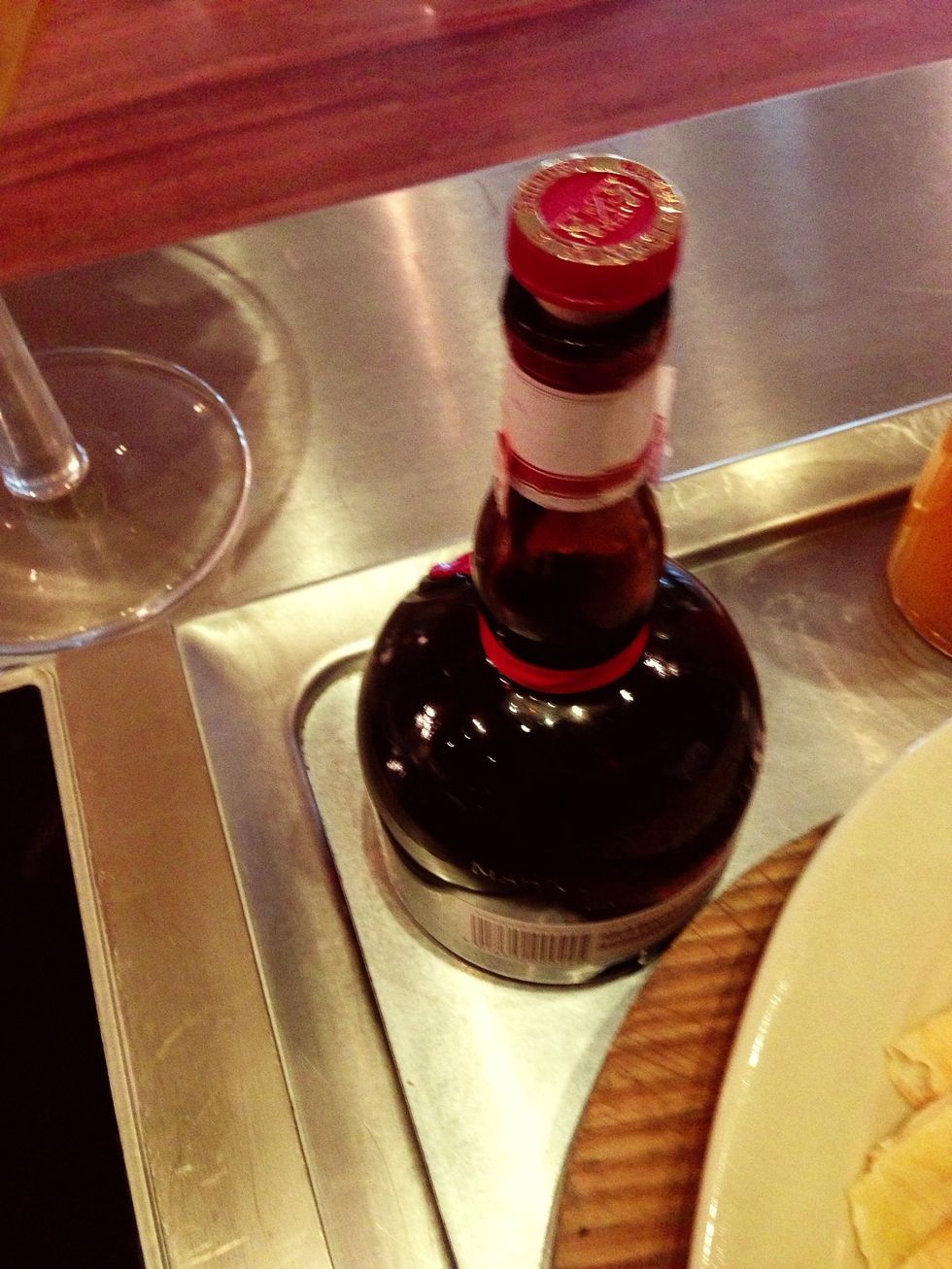 Grand marnier liqueur orange