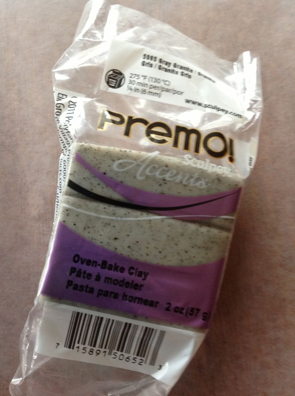 Granite clay by sculpey is what you need to start with!