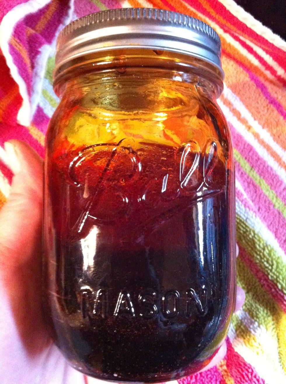 Grape pomegranate jelly.