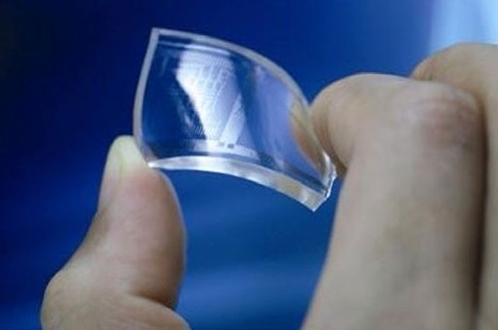 Graphene is the best conductive material. So electronics can be made very, very small. All the electronics in your phone could potentially fit in the head of a needle. It's also flexible.