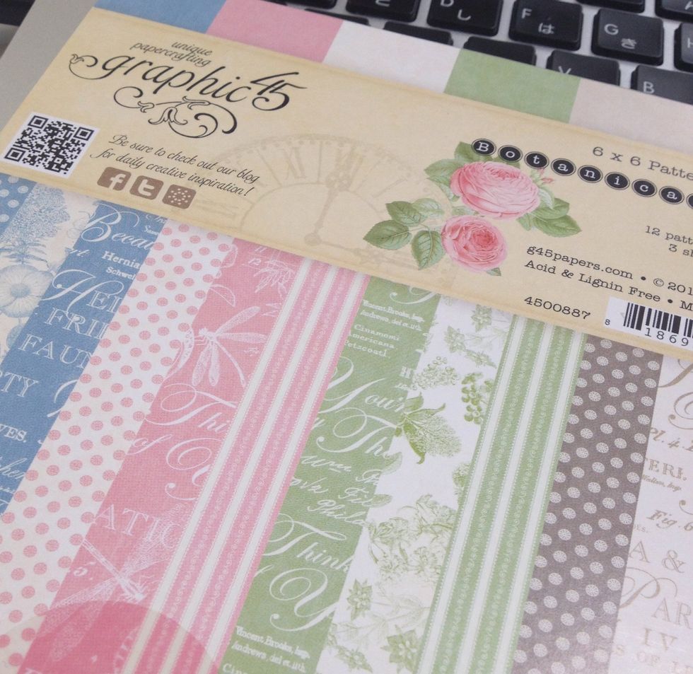 Graphic 45 Botanical Tea 6' pad