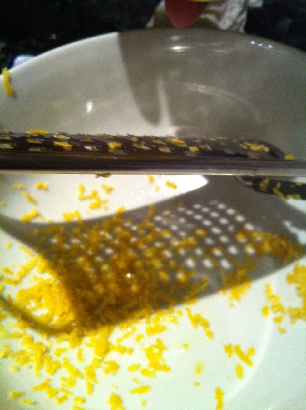 Grate 1 lemon zest and add to the pot too