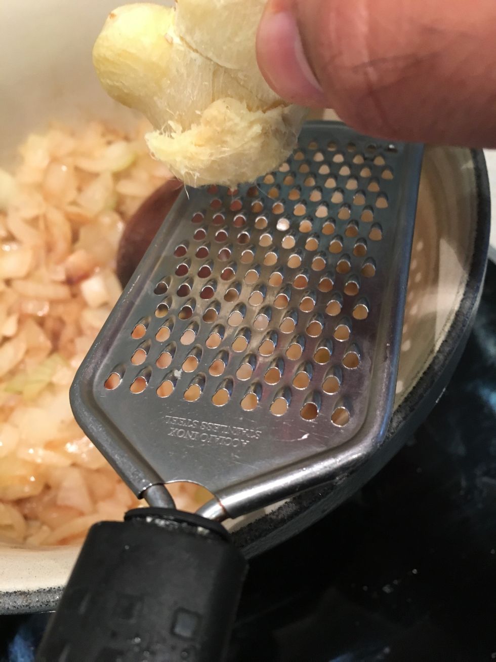 Grate in your ginger