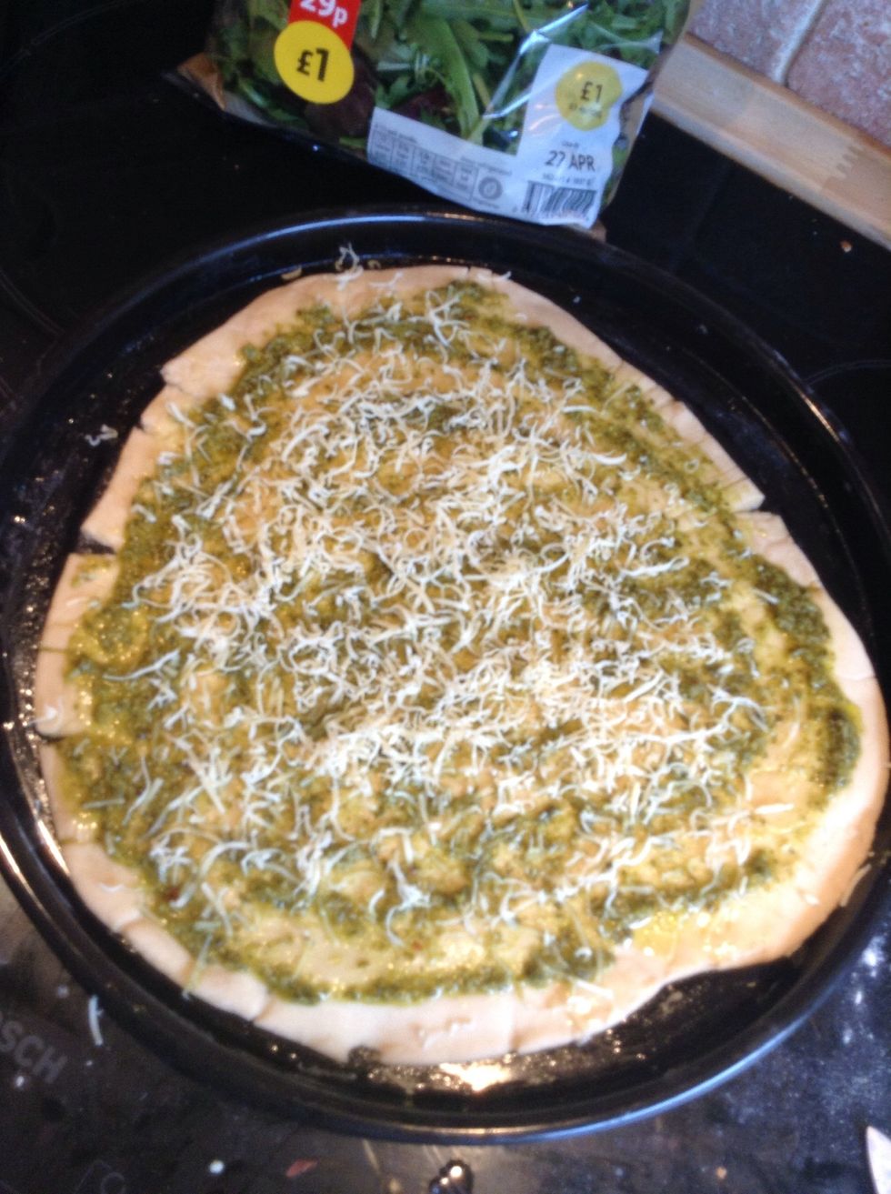 Grate some cheese over it