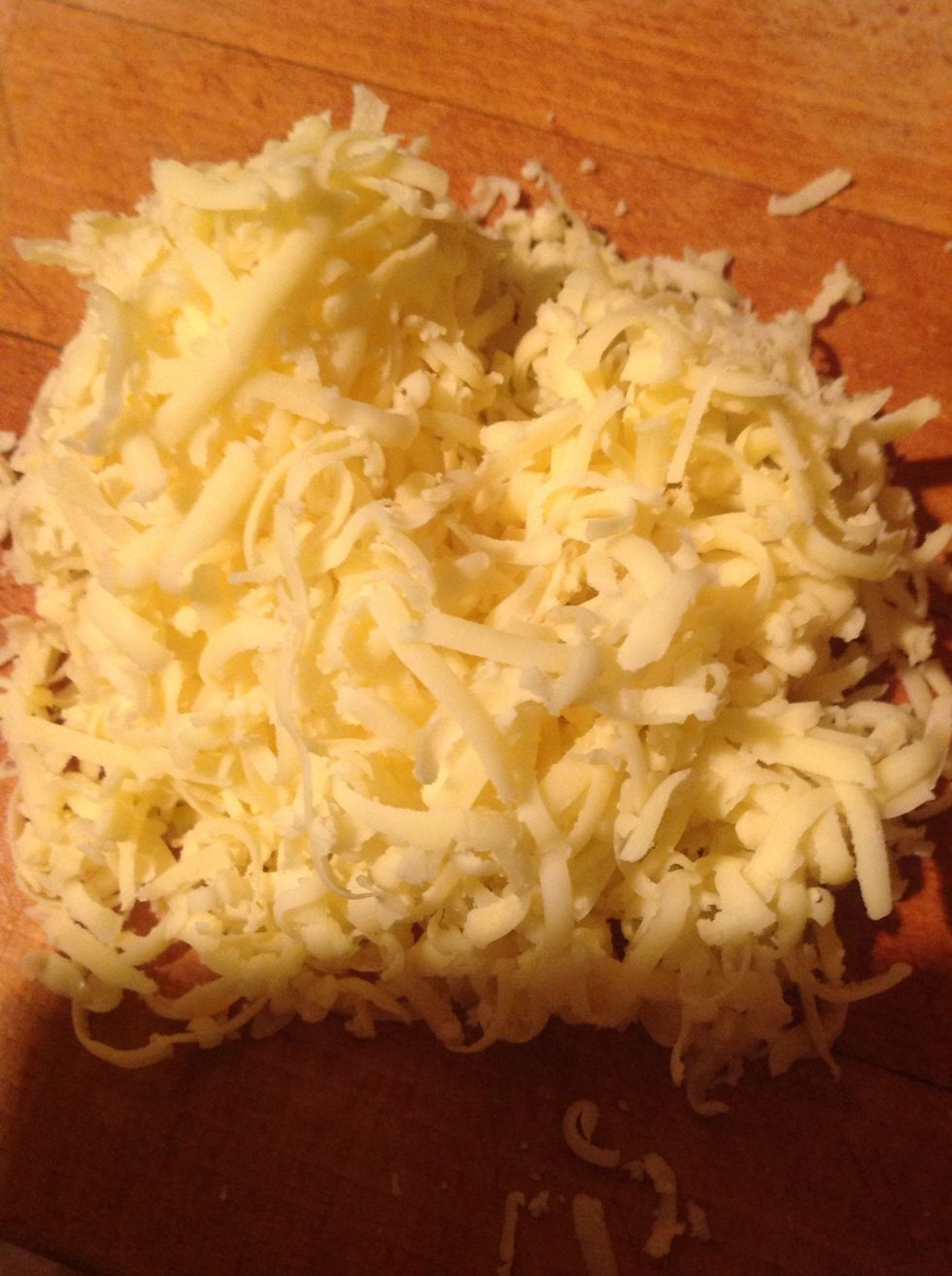 Grate the cheese