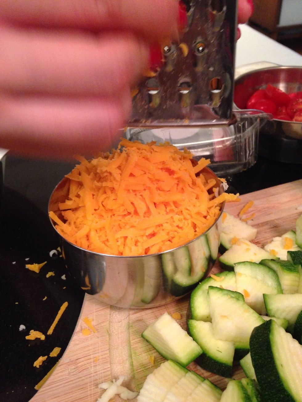 Grate the cheese