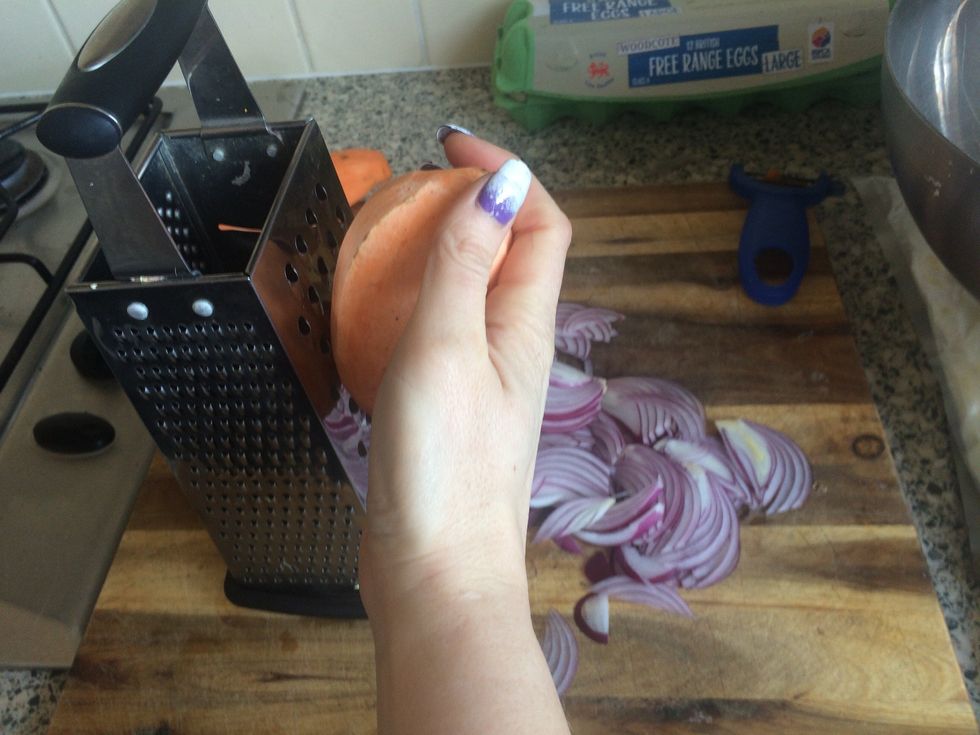 Grate the potato