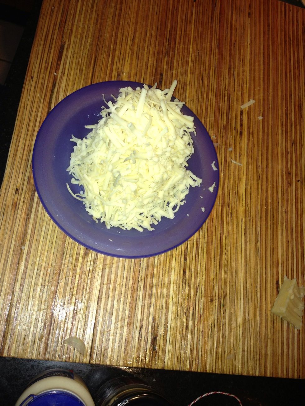 grated your cheese