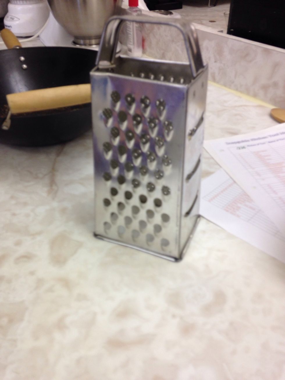Grater  To shred cheese   I can use a Grater to shred cheese