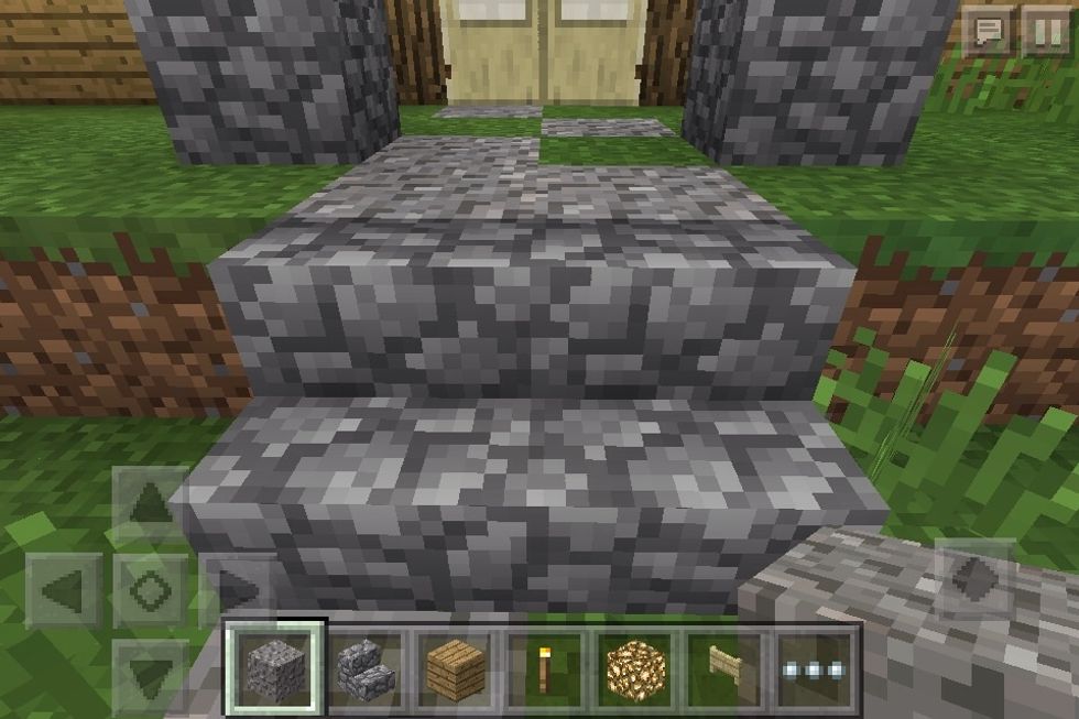 Gravel and stairs make for cool paths