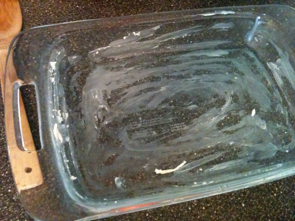Grease a 9x13 baking dish/pan with butter and set aside.