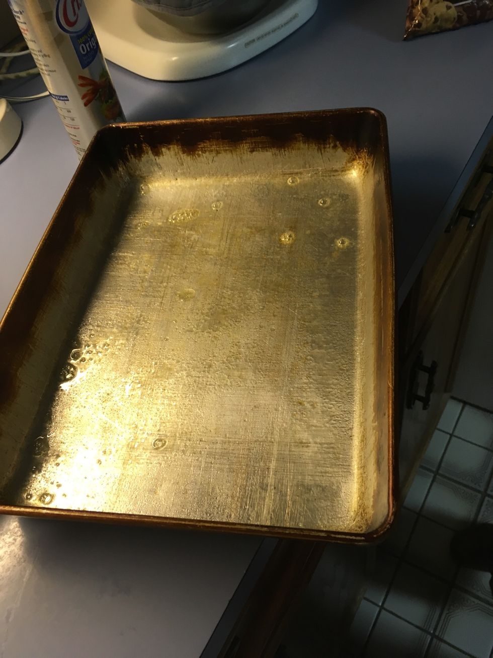 Grease a 9x13 pan.