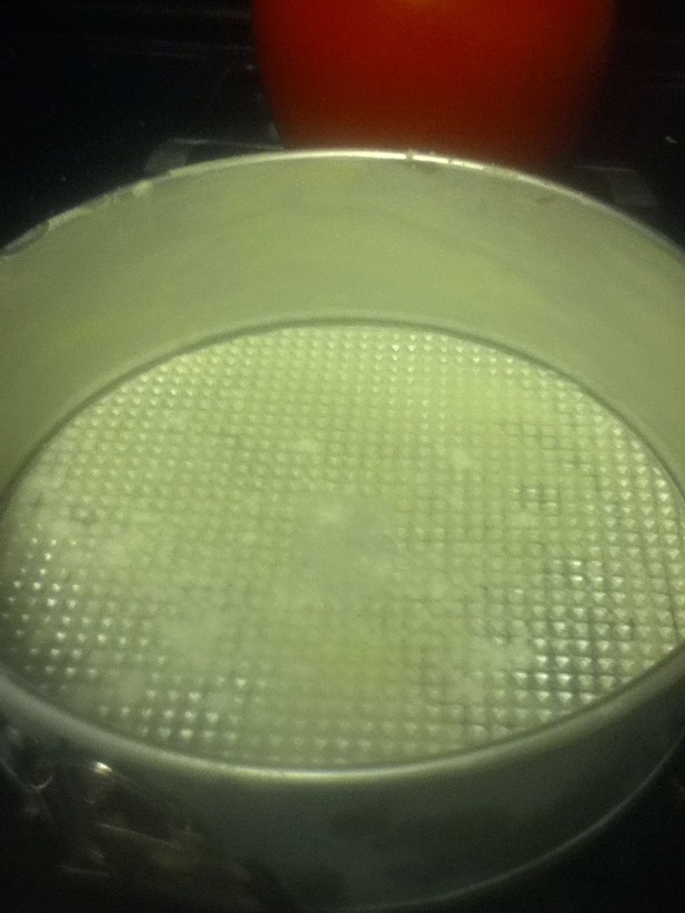 Grease a pan up really really well