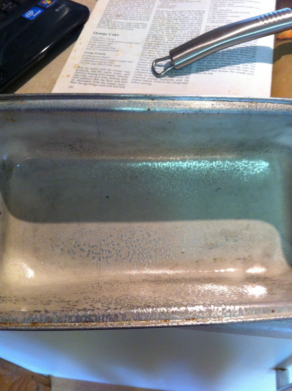 Grease a pan