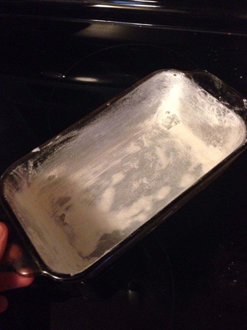 Grease and flour your pan