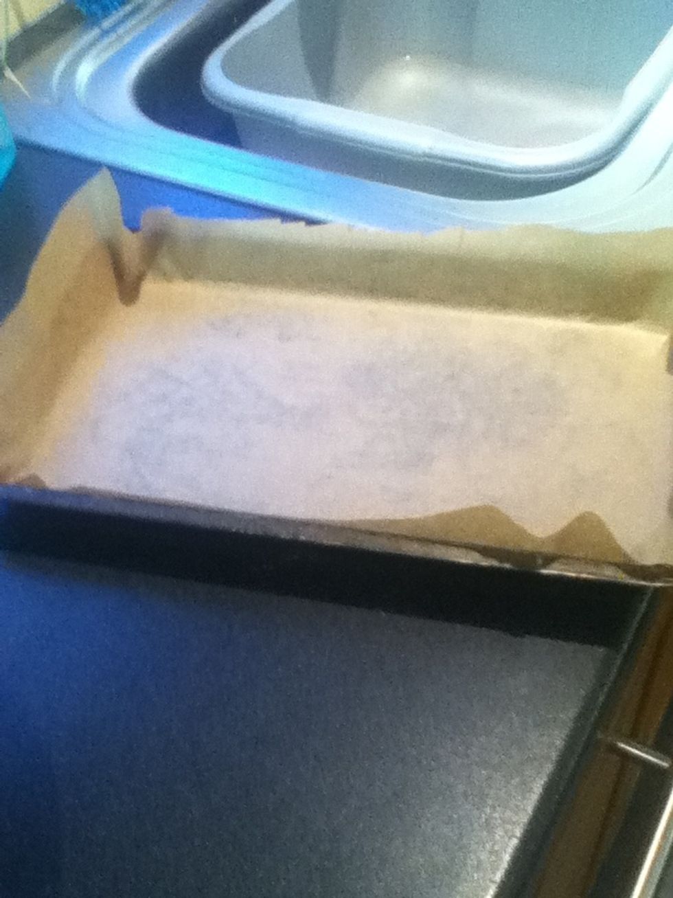 Grease and line a traybake tin of about 30x23x4 cm