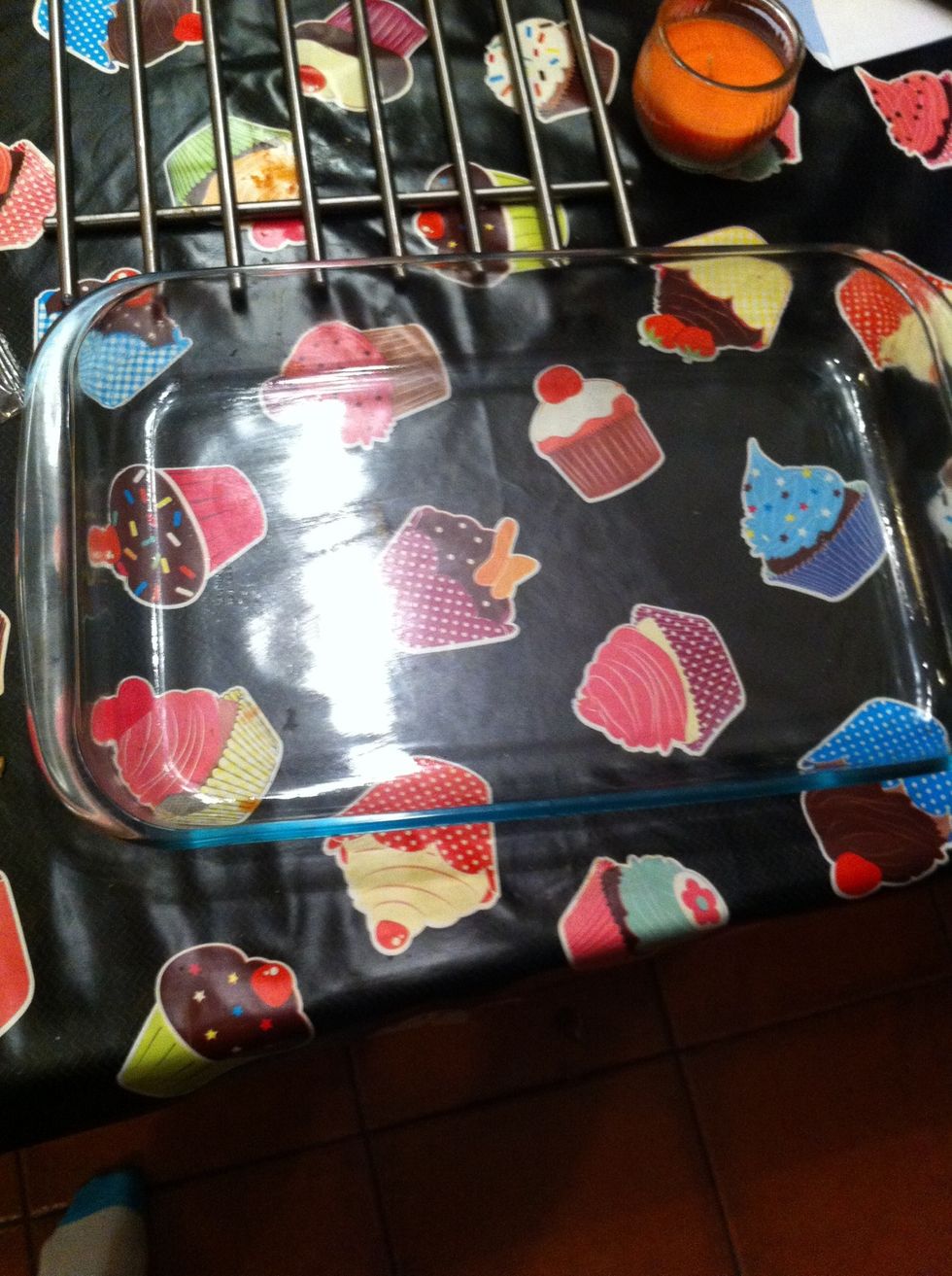 Grease your baking dish