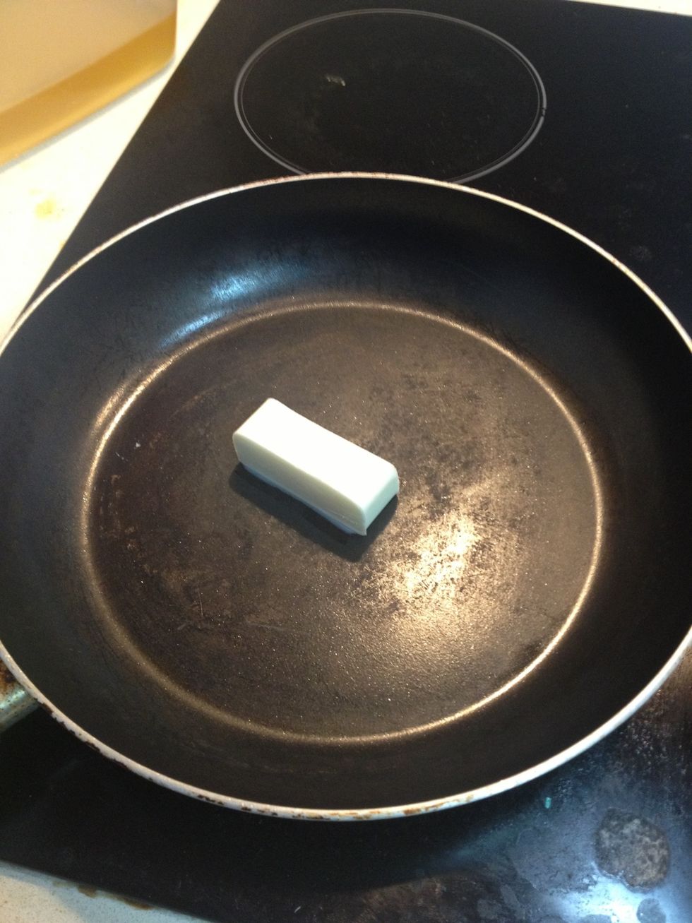 Grease your pan with some butter or oil