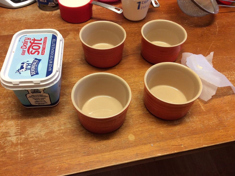 Greasing the Ramekins