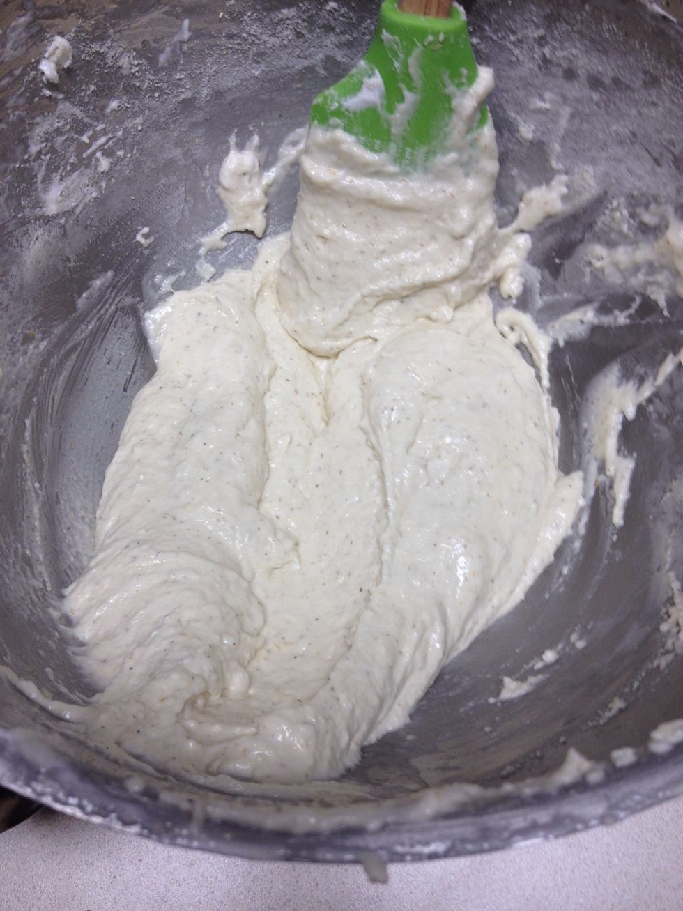 Great! Fill a piping bag with the macaron batter