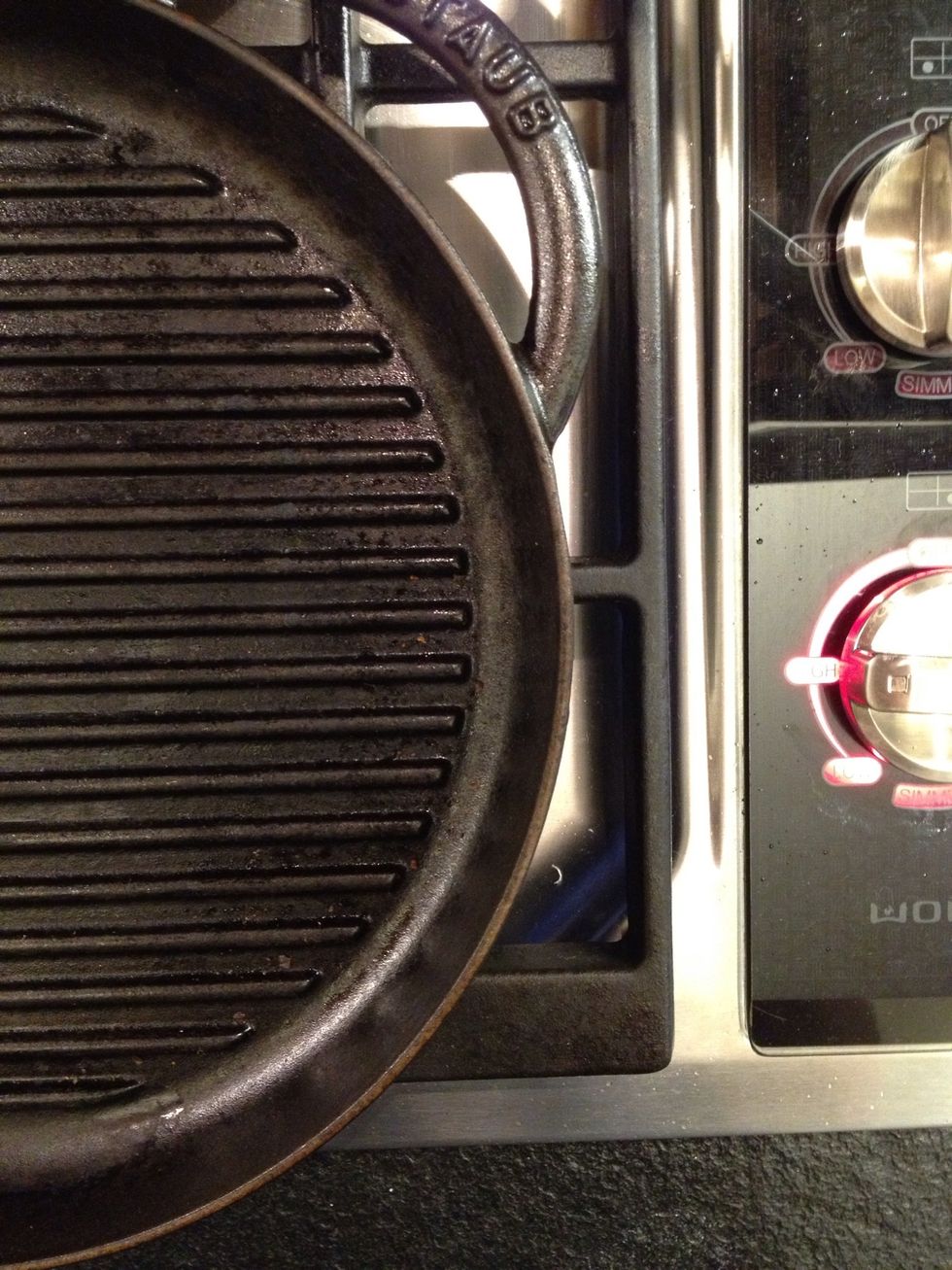Grill pan on