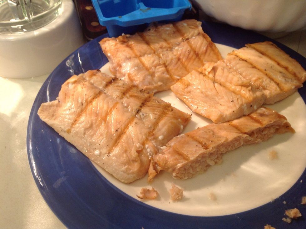 Grill some salmon. Not too long on the grill tho! Keep it moist!
