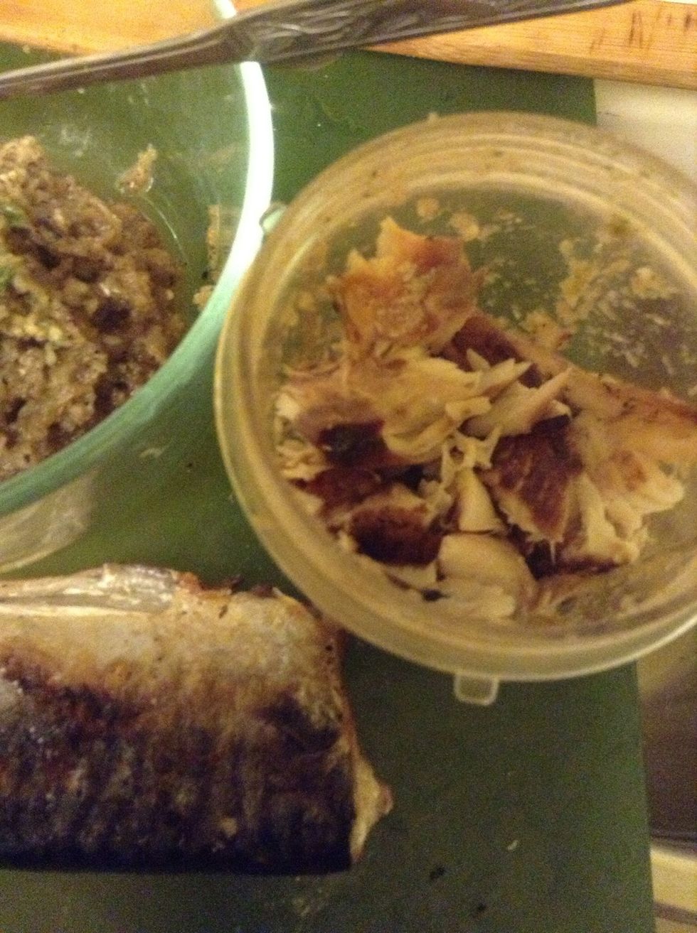 Grind or crush with blender or Mortar.