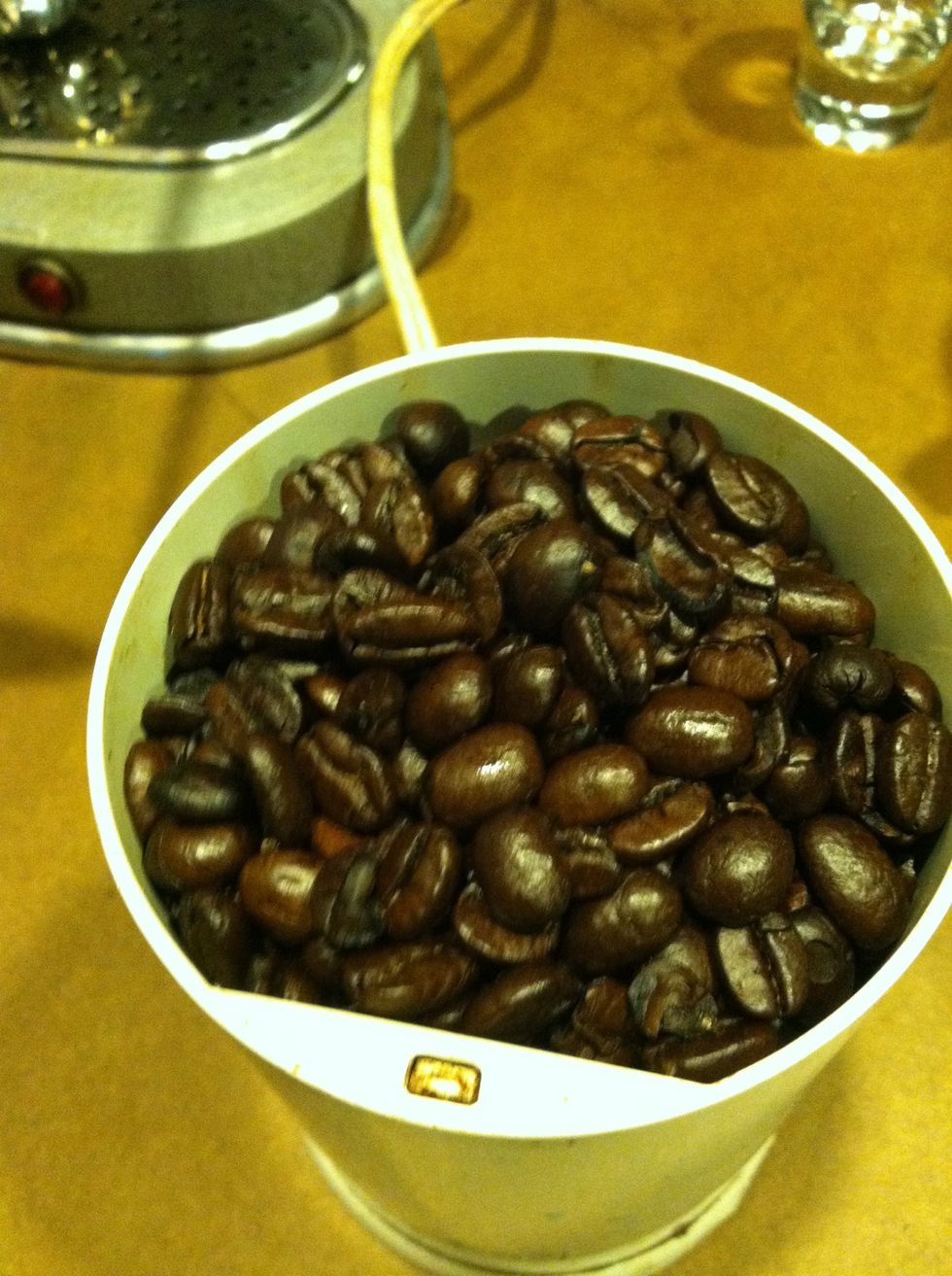 Grind the beans. Burr grinders can be better, depending on the brand. My Cuisinart doesn't grind the beans fine enough, so I just use a Melitta.