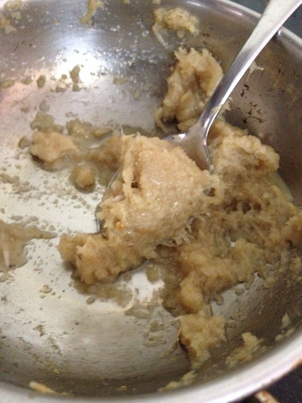 Grind the ginger garlic paste