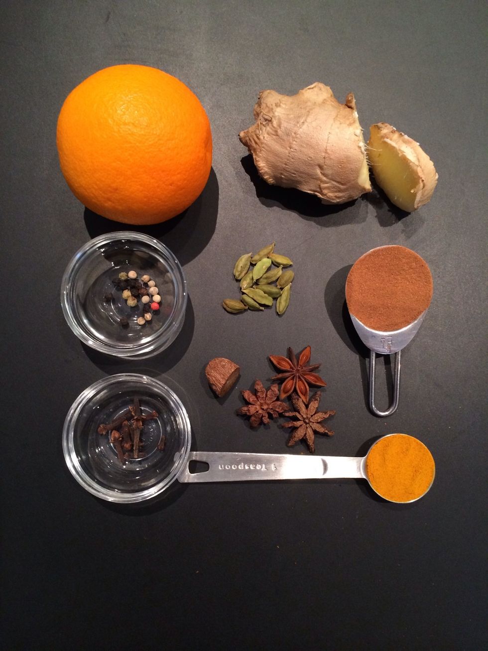 Grind the spices
