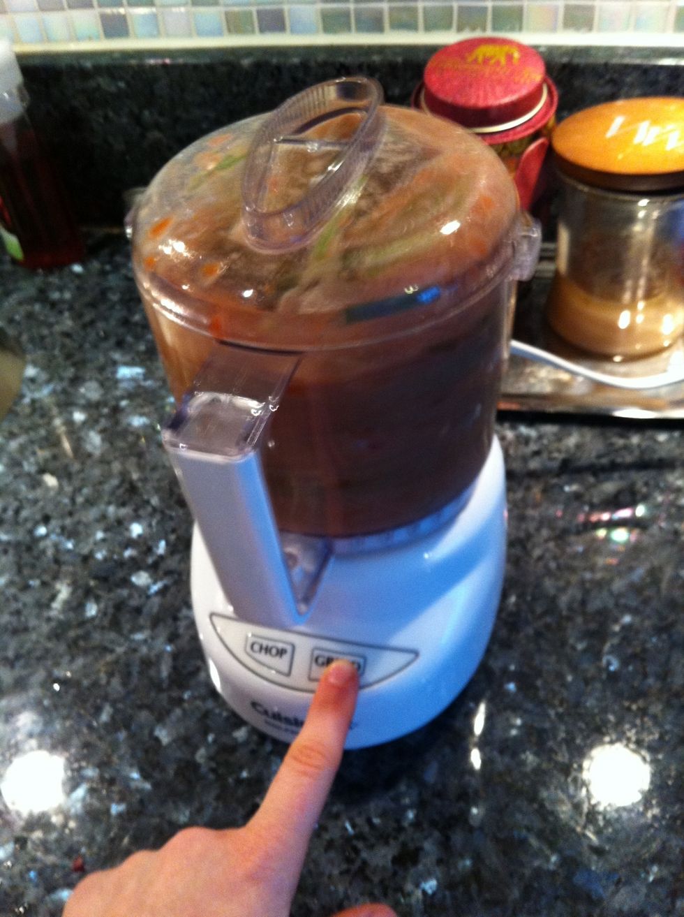 Grind until smooth (or chunky if you prefer)