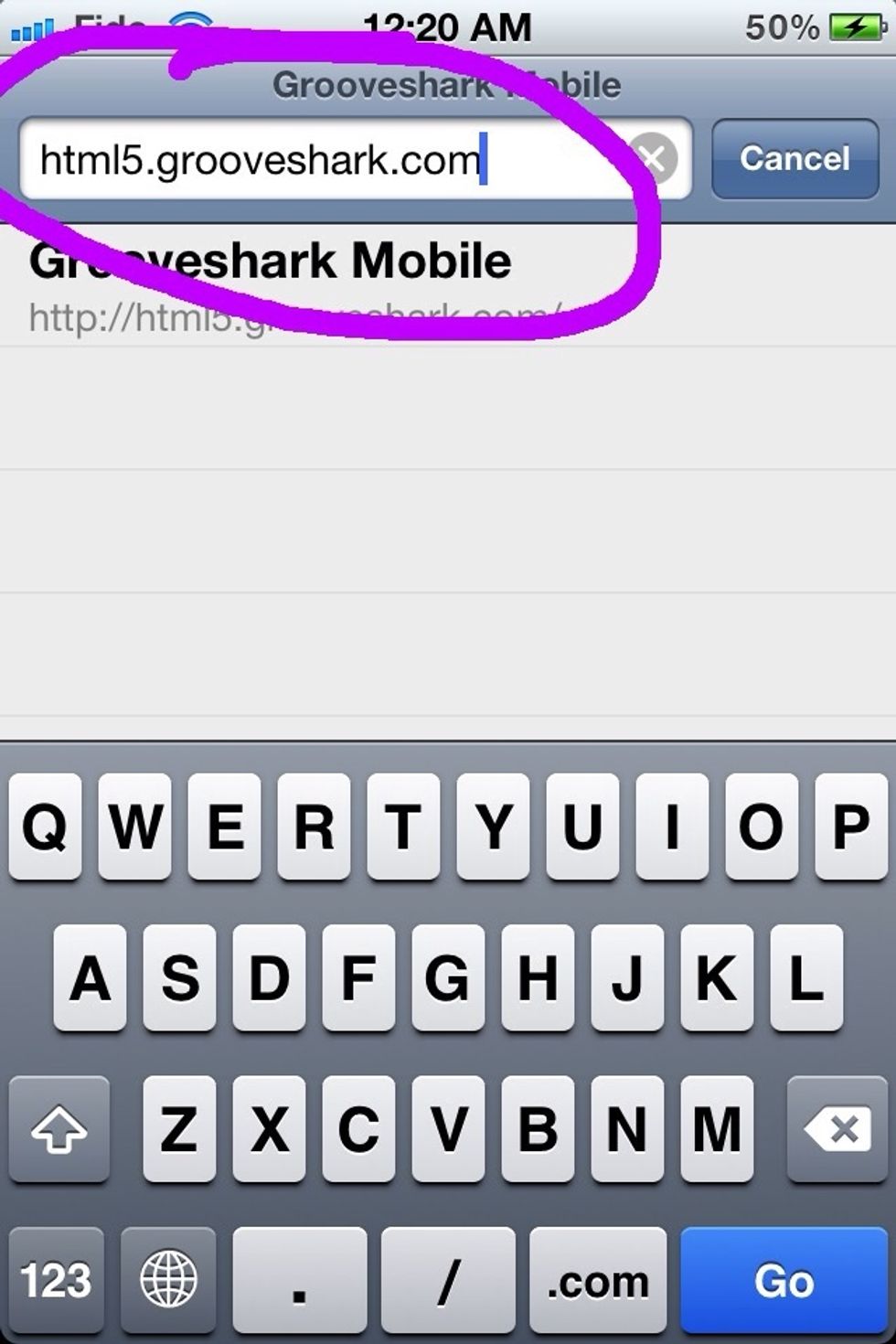 Grooveshark.com is a great website for music, at least on your computer. Head over to html5.grooveshark.com on your device to get a mobile friendly version of the site from anywhere!