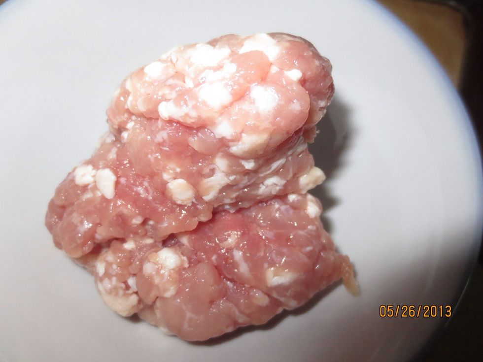 Ground pork