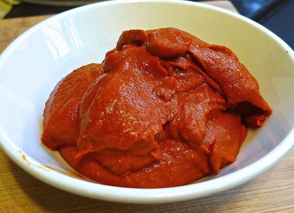 Ground red and dried chillies. Visit my blog at www.huangkitchen.blogspot.com for details.