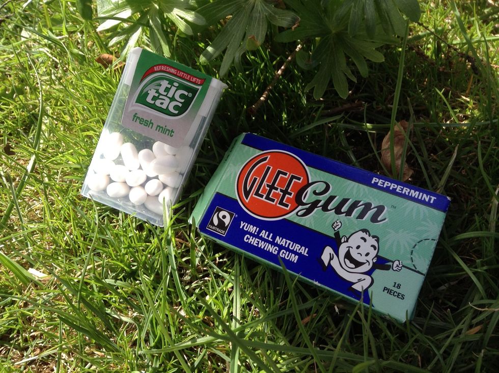 Gum or tic tacs!