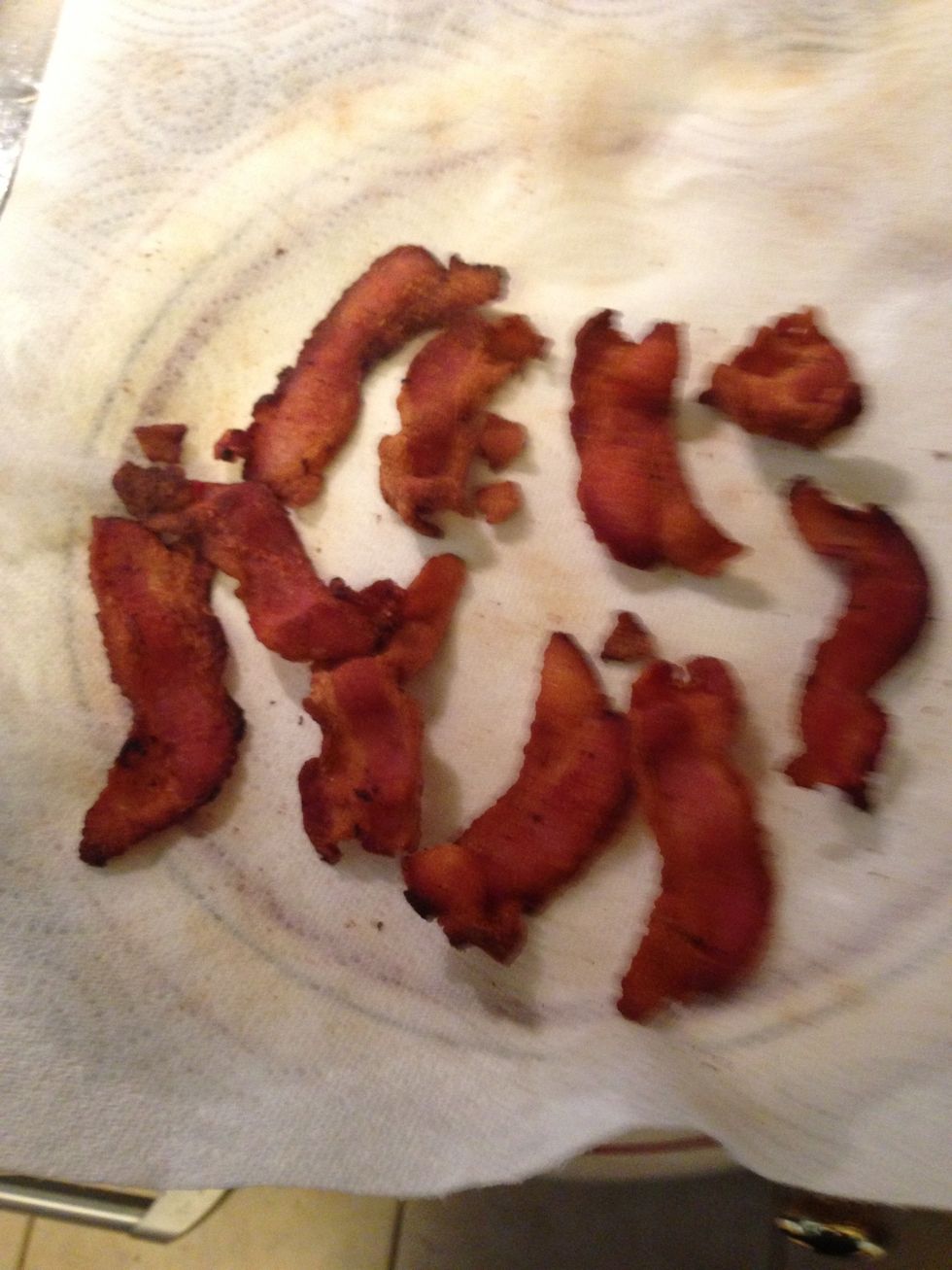 Guys cook this the night before so this goes faster in the AM. If it ends up breakfast for 1 atleast u have bacon.