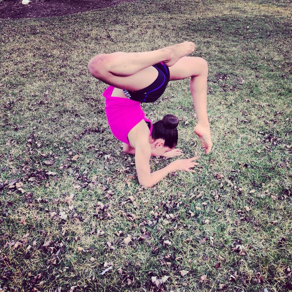 Gymnastics is just my thing. It's like I was born with the upper body strength to do it, and when ever I do a flip and nail it-it's pure joy!