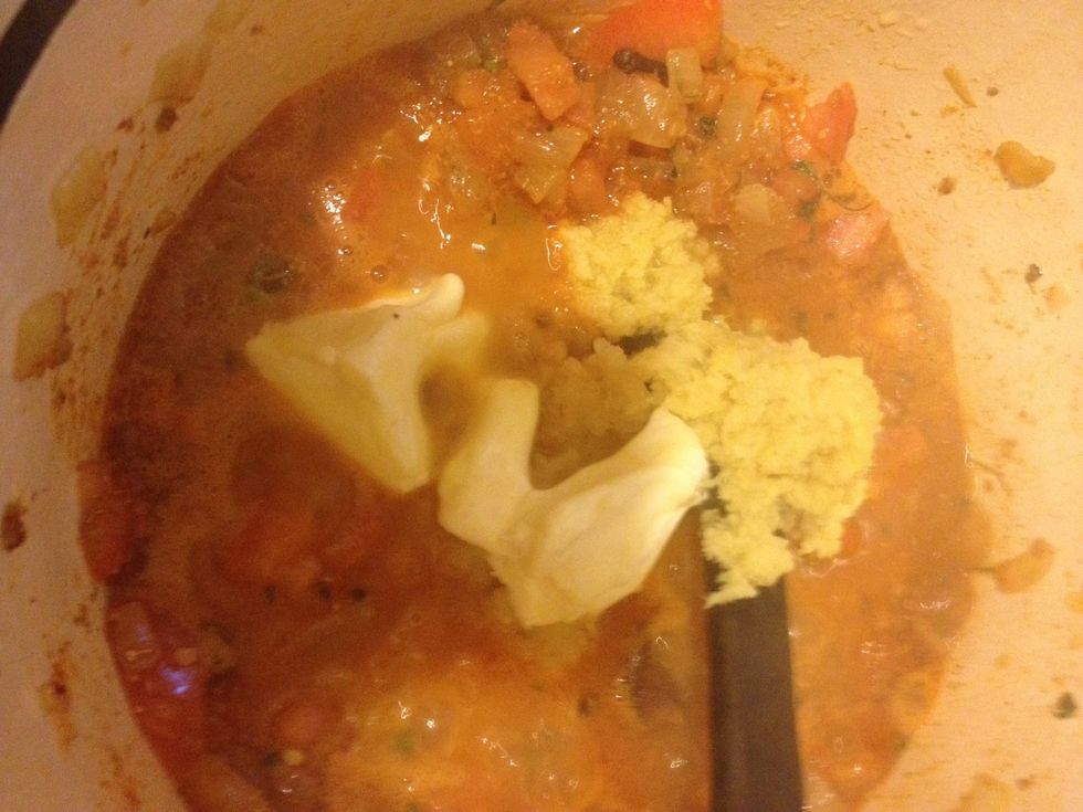 Half butter stick and 2 tbs garlic and 2 tbs ginger this is based on my taste you can add less or more also a pinch of Gharam masala