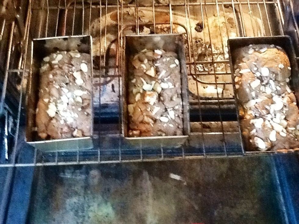 Half way done and it smells amazing in here! You should give them a bit of a turn just to even out the cooking.