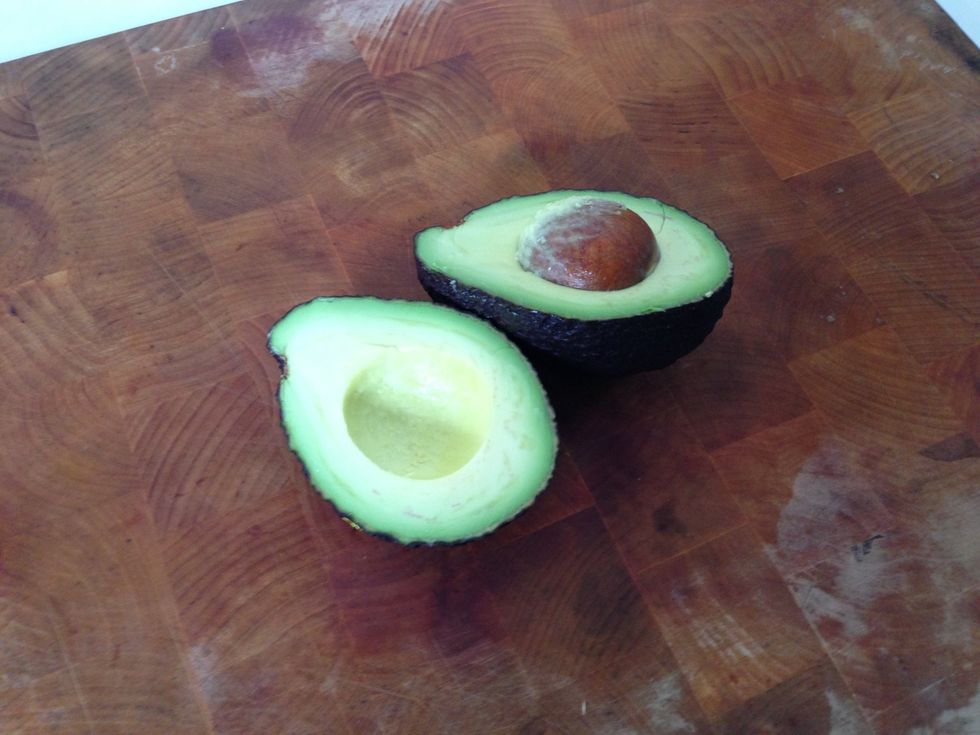 Halve your avocado. I find this give the smoothie a real creamy texture and its full of good oils as well. Try use an organic avo when you can.