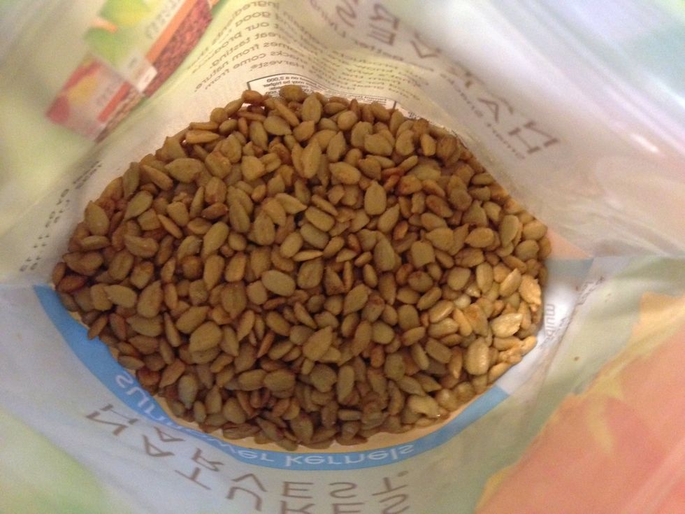 handful of sunflower seeds