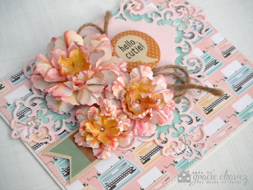 Handmade Flowers 7: https://youtu.be/tXel7bPePPI ** Next week is the last video on the series and I'll be having an awesome giveaway! Subscribe to Graciellie Design on Youtube and Blogger for details!