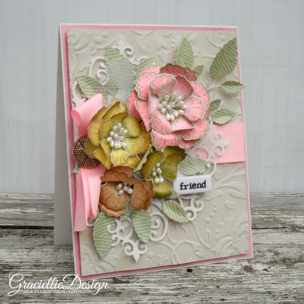 Handmade Flowers 8 & Giveaway: https://youtu.be/rvKIY8Fk5co For more details visit my blog: http://gracielliedesign.blogspot.com/