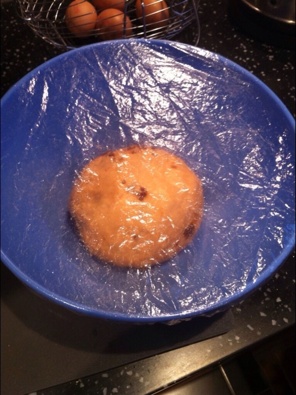 Handy hint!! Use a shower cap to cover the bowl rather than cling film. Reusable and easy to put in and remove